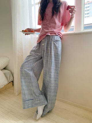 retro plaid pants