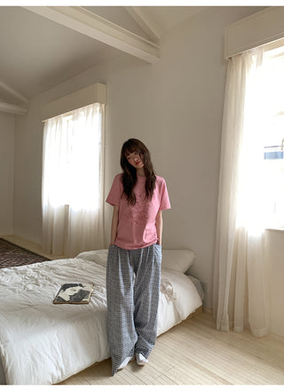 retro plaid pants