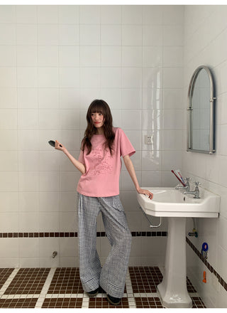 retro plaid pants