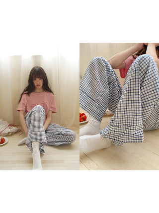 retro plaid pants