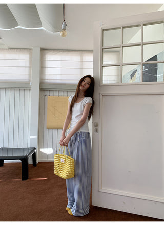 retro plaid pants