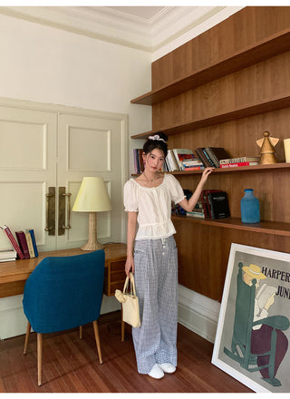retro plaid pants