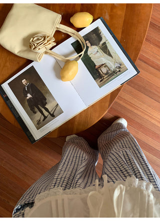 retro plaid pants