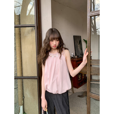 shell lace vest