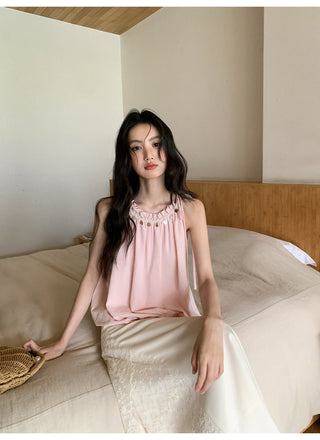 shell lace vest