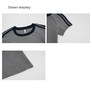 contrast cotton tee