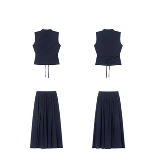 stand collar vest
