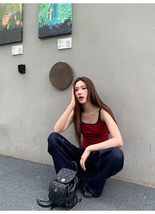 loose straight jeans