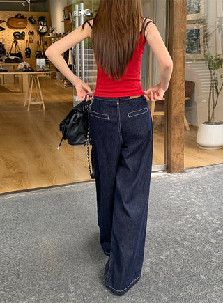 loose straight jeans