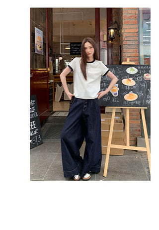 high waist jeans