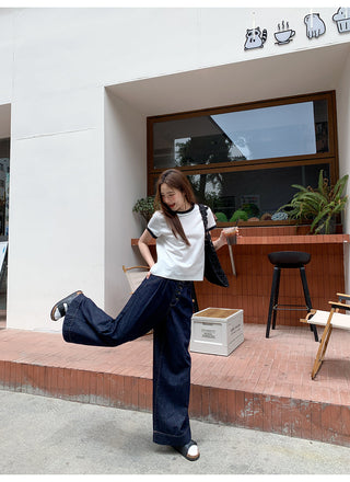 high waist jeans