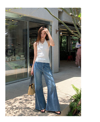 narrow bootcut jeans