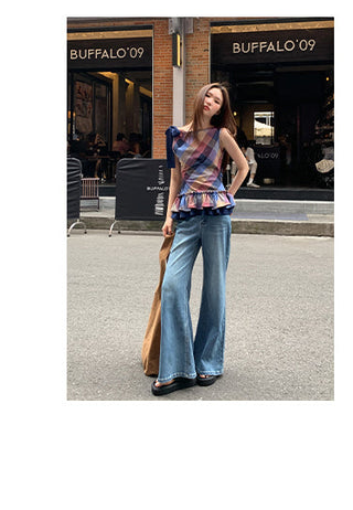 narrow bootcut jeans