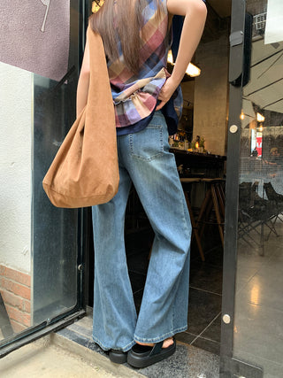 narrow bootcut jeans