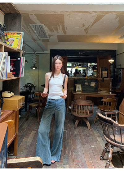 narrow bootcut jeans