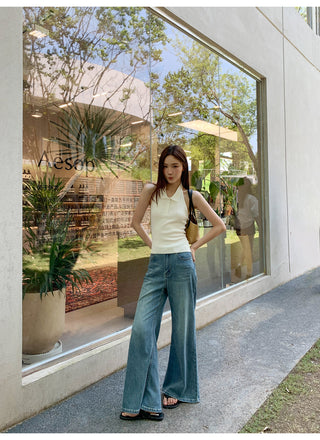 narrow bootcut jeans