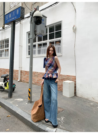 narrow bootcut jeans
