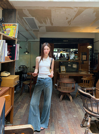 narrow bootcut jeans