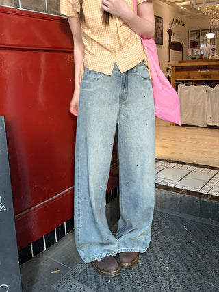 metal panel jeans