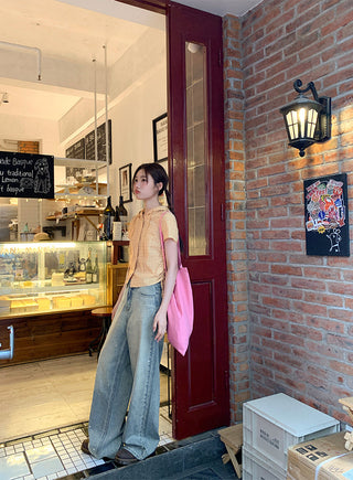 metal panel jeans