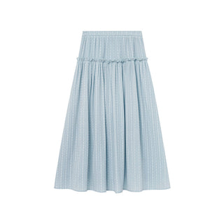 blue ruffle set