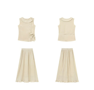 lace vest set