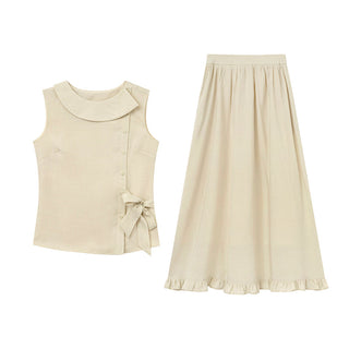 lace vest set