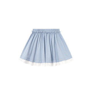 blue plaid set