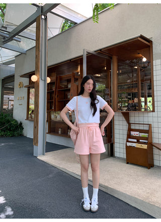 contrast shorts set