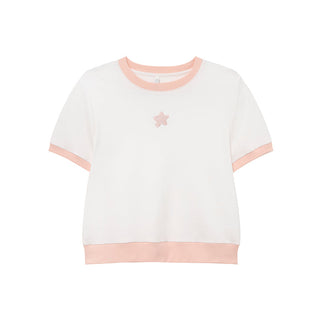 contrast shorts set