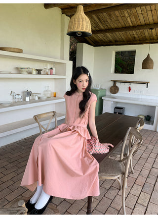 round neck dress