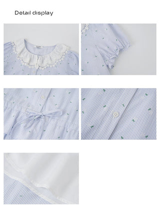 lace drawstring dress