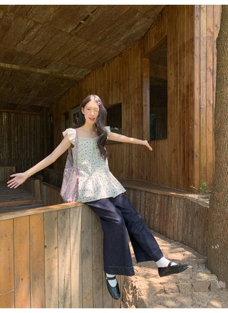 western lace blouse