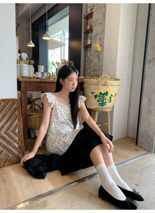 western lace blouse