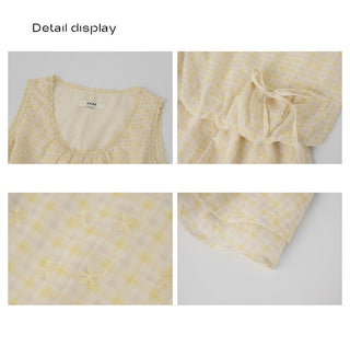 plaid camisole top