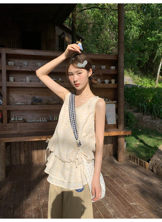 plaid camisole top