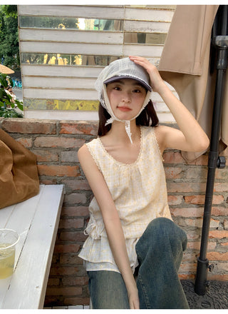 plaid camisole top