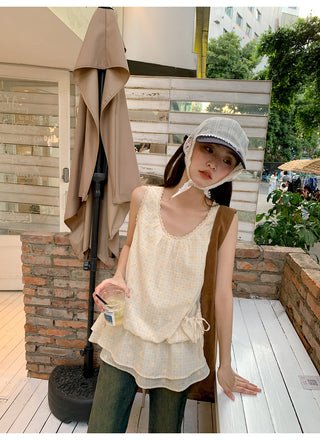 plaid camisole top