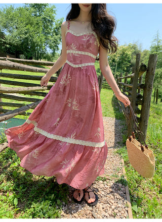 lace sling dress