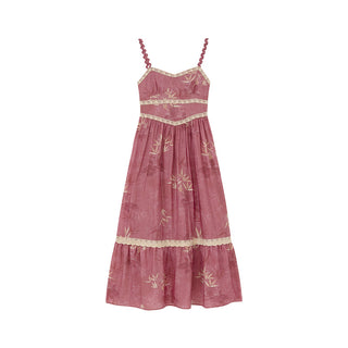 lace sling dress