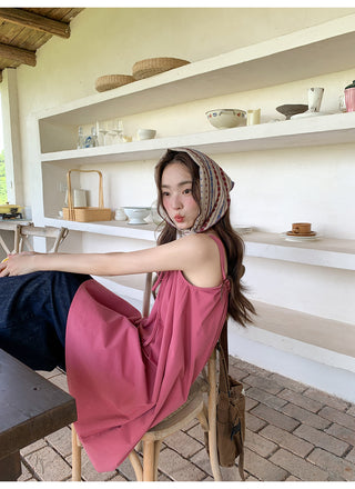 bow suspender dress