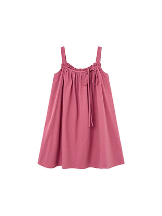 bow suspender dress