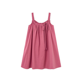 bow suspender dress
