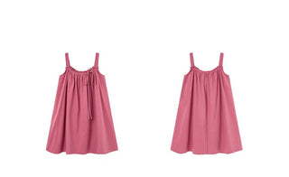 bow suspender dress