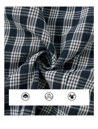 irregular plaid skirt