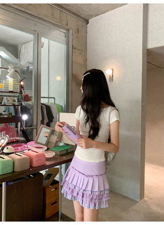 stitching cake skirt