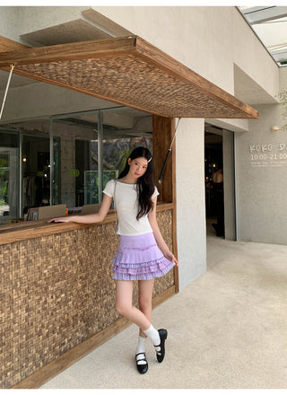 stitching cake skirt