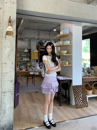 stitching cake skirt