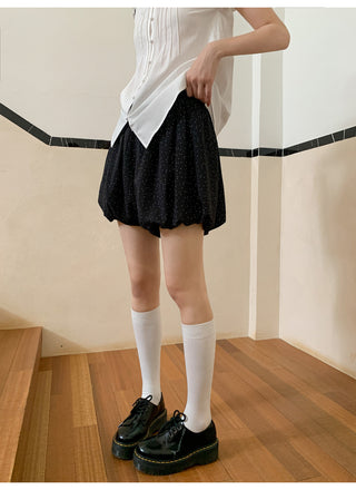 polka dot shorts