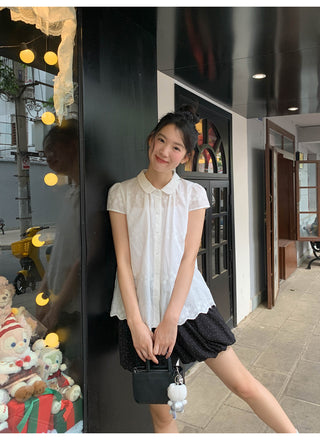 polka dot shorts